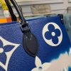 Best Replicas Bags - Escale Blue LV Onthego GM M45120 Replica Handbag Shop For Best Louis Vuitton LV Replica Bags With Cheap Price