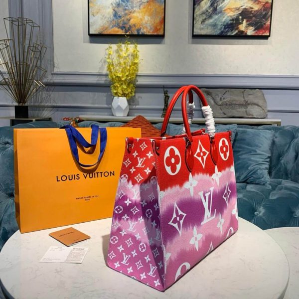 Replica LV Escale Onthego GM M45121 Red Handbag - Image 3