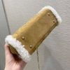 Best Replicas Bags - Replica Mini Lady Dior Camel Shearling Bag M0505 Shop For Best Louis Vuitton LV Replica Bags With Cheap Price
