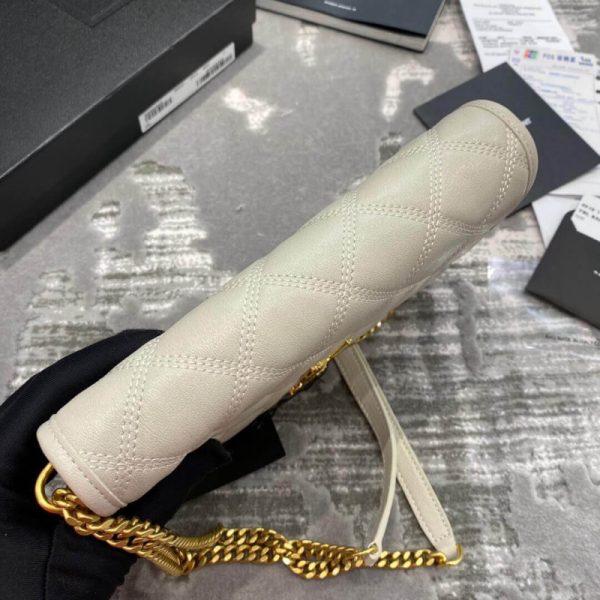 Saint Laurent Becky Quilted Lambskin Chain Wallet Replica - Image 11