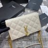 Best Replicas Bags - Saint Laurent Becky Quilted Lambskin Chain Wallet Replica Shop For Best Louis Vuitton LV Replica Bags With Cheap Price