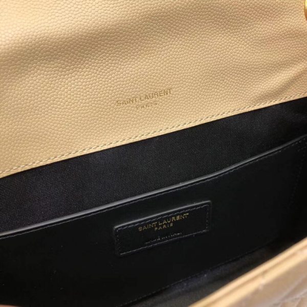 Saint Laurent Grain Leather Envelope Medium Replica Bag - Image 9