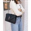 Best Replicas Bags - Replica Saint Laurent Grain Leather Envelope Bag - Black Shop For Best Louis Vuitton LV Replica Bags With Cheap Price