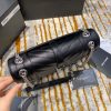 Best Replicas Bags - Replica Saint Laurent Grain Leather Envelope Bag - Black Shop For Best Louis Vuitton LV Replica Bags With Cheap Price