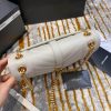 Best Replicas Bags - Saint Laurent White Grain Leather Envelope Medium Bag Shop For Best Louis Vuitton LV Replica Bags With Cheap Price