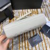 Best Replicas Bags - Saint Laurent White Grain Leather Envelope Medium Bag Shop For Best Louis Vuitton LV Replica Bags With Cheap Price
