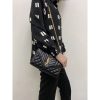Best Replicas Bags - Replica YSL Grain Leather Envelope Small Bag in Black Shop For Best Louis Vuitton LV Replica Bags With Cheap Price