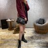 Best Replicas Bags - Replica YSL Grain Leather Envelope Small Bag in Black Shop For Best Louis Vuitton LV Replica Bags With Cheap Price