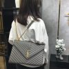 Best Replicas Bags - Replica Saint Laurent Grain Leather Envelope Chain Bag Shop For Best Louis Vuitton LV Replica Bags With Cheap Price