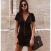 Best Replicas Bags - Saint Laurent Replica Grain Leather Envelope Chain Bag - Black Shop For Best Louis Vuitton LV Replica Bags With Cheap Price