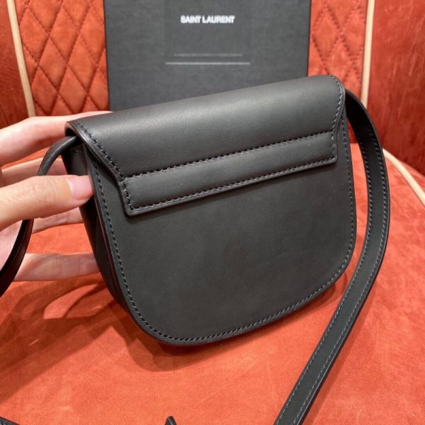 Replica Saint Laurent Kaia Mini Leather Satchel with YSL Plaque - Image 3