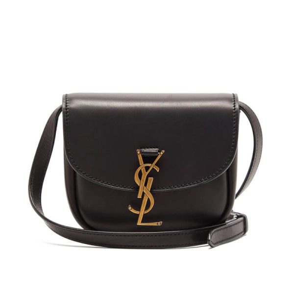 Replica Saint Laurent Kaia Mini Leather Satchel with YSL Plaque