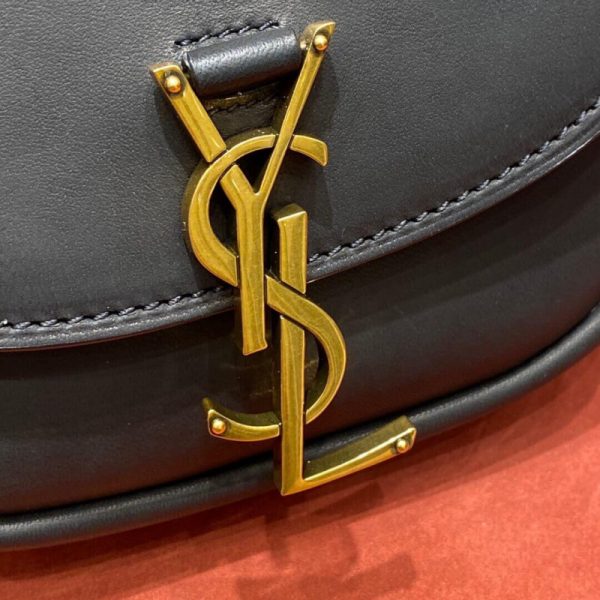 Replica Saint Laurent Kaia Mini Leather Satchel with YSL Plaque - Image 10