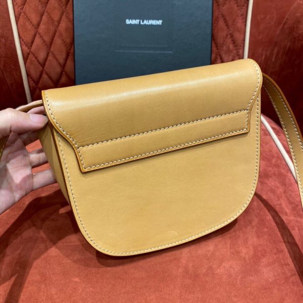 Replica Saint Laurent Kaia Leather Satchel with YSL Plaque - Image 3
