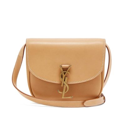 Replica Saint Laurent Kaia Leather Satchel with YSL Plaque