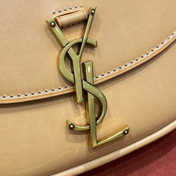 Replica Saint Laurent Kaia Leather Satchel with YSL Plaque - Image 9