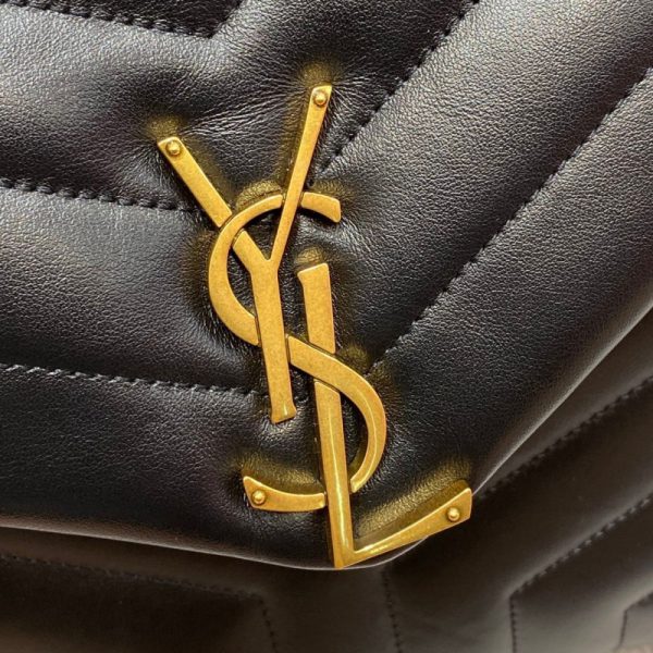 Replica Saint Laurent Loulou Medium Matelasse Leather Bag - Image 11