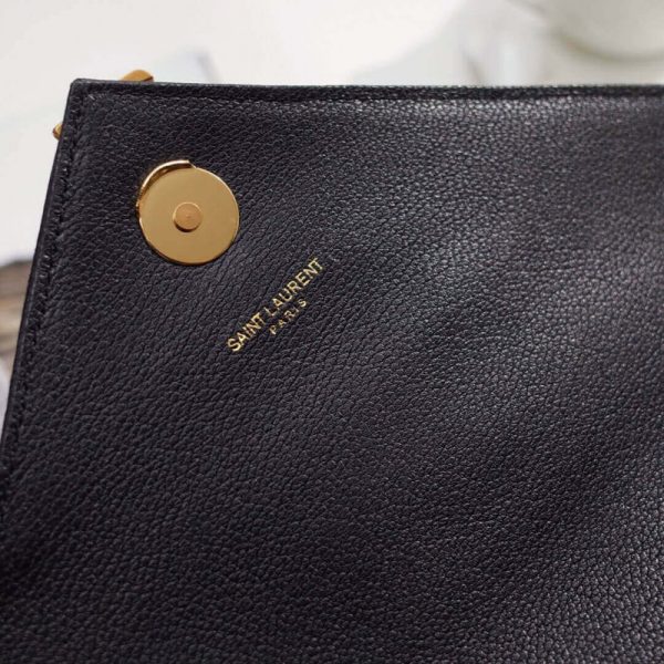 Saint Laurent Medium Replica College Bag in Black - Image 7