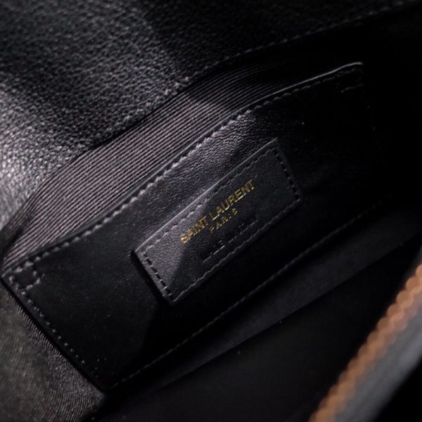 Saint Laurent Medium Replica College Bag in Black - Image 9