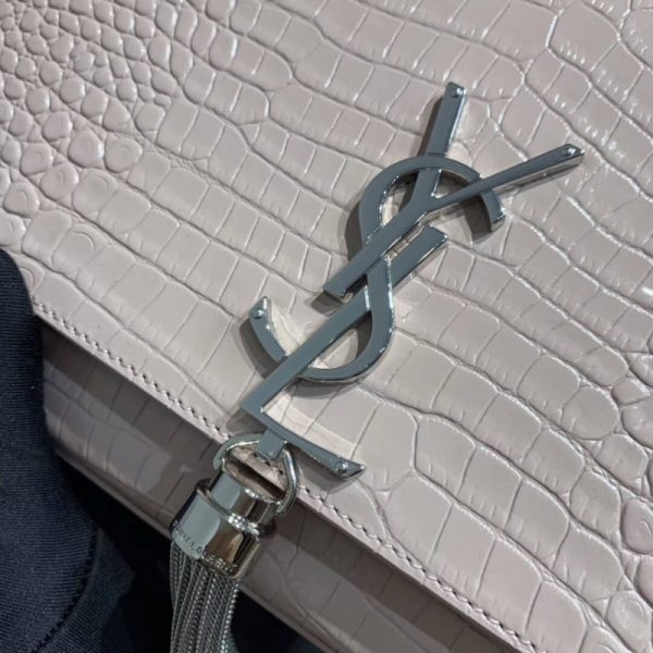 Saint Laurent Crocodile Replica Kate Tassel Chain Bag - Image 4