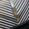 Best Replicas Bags - Saint Laurent Metallic Silver Envelope Chain Bag - Large Shop For Best Louis Vuitton LV Replica Bags With Cheap Price