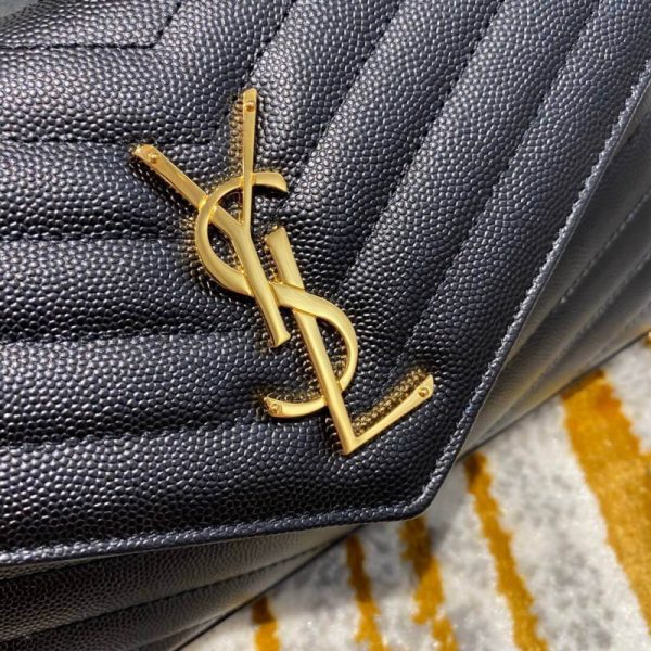 Saint Laurent Monogram Envelope Chain Wallet Replica 377828 - Image 15