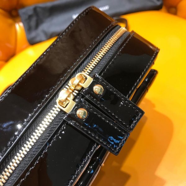 Saint Laurent Vicky Patent Leather Camera Bag Replica - Image 11