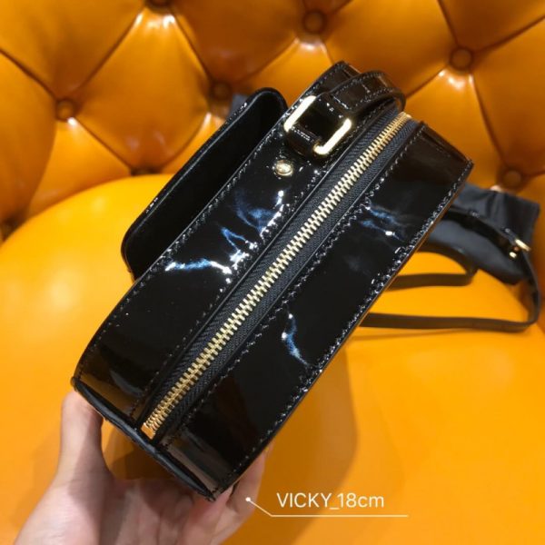Saint Laurent Vicky Patent Leather Camera Bag Replica - Image 5