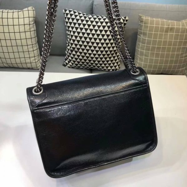 Metallic Leather Replica Saint Laurent Niki Baby Bag - Image 3