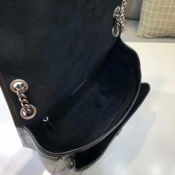 Metallic Leather Replica Saint Laurent Niki Baby Bag - Image 8