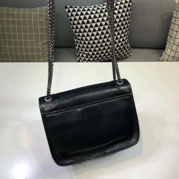 Replica Saint Laurent Niki Baby Metallic Leather Bag - Image 3