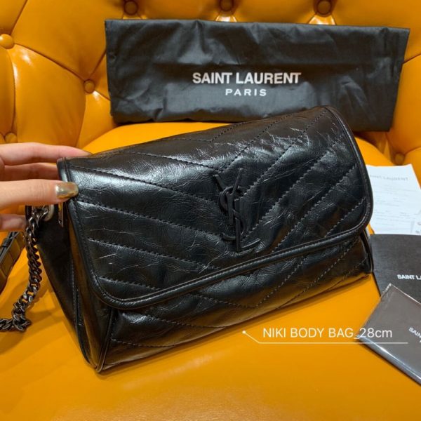 Replica Saint Laurent Niki Body Bag - Vintage Leather - Image 2