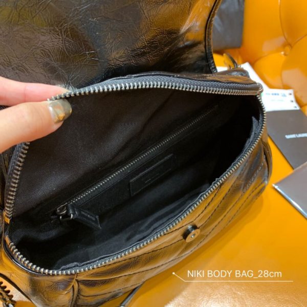 Replica Saint Laurent Niki Body Bag - Vintage Leather - Image 11