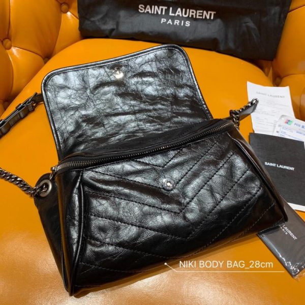 Replica Saint Laurent Niki Body Bag - Vintage Leather - Image 10