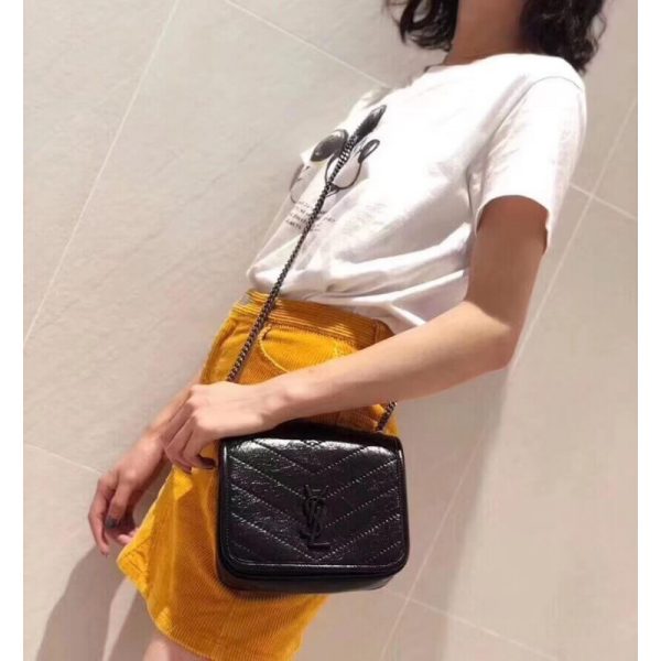 Replica Saint Laurent Niki Chain Wallet Shoulder Bag - Image 2