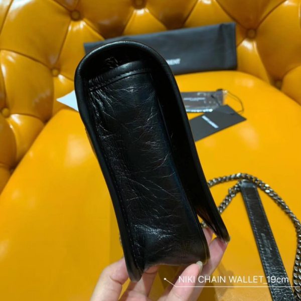 Replica Saint Laurent Niki Chain Wallet Shoulder Bag - Image 5
