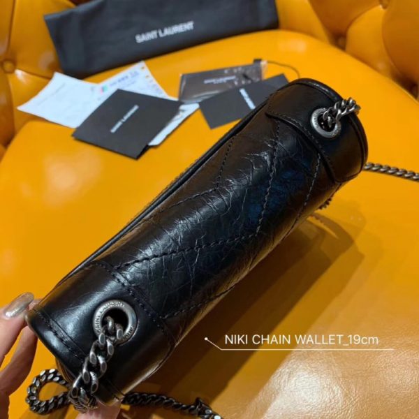 Replica Saint Laurent Niki Chain Wallet Shoulder Bag - Image 8