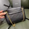 Best Replicas Bags - Saint Laurent Nolita Mini Leather Shoulder Bag - Black Replica Shop For Best Louis Vuitton LV Replica Bags With Cheap Price