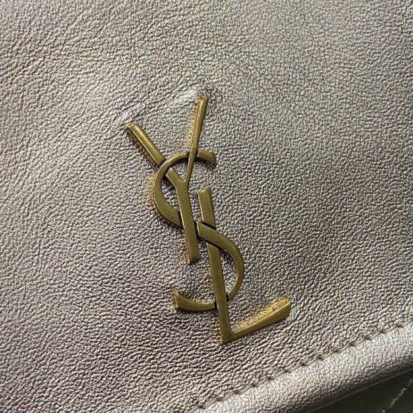 Saint Laurent Nolita Mini Leather Shoulder Bag in Champagne Gold - Image 15