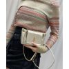 Best Replicas Bags - Saint Laurent Nolita Mini Leather Shoulder Bag in Champagne Gold Shop For Best Louis Vuitton LV Replica Bags With Cheap Price