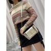 Best Replicas Bags - Saint Laurent Nolita Mini Leather Shoulder Bag in Champagne Gold Shop For Best Louis Vuitton LV Replica Bags With Cheap Price