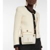 Best Replicas Bags - White Replica Saint Laurent Nolita Mini Leather Shoulder Bag Shop For Best Louis Vuitton LV Replica Bags With Cheap Price