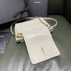 Best Replicas Bags - White Replica Saint Laurent Nolita Mini Leather Shoulder Bag Shop For Best Louis Vuitton LV Replica Bags With Cheap Price