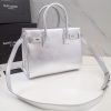 Best Replicas Bags - Replica YSL Sac De Jour Souple Baby - Silver Calf Leather Shop For Best Louis Vuitton LV Replica Bags With Cheap Price