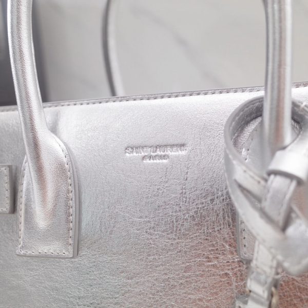Replica YSL Sac De Jour Souple Baby - Silver Calf Leather - Image 3