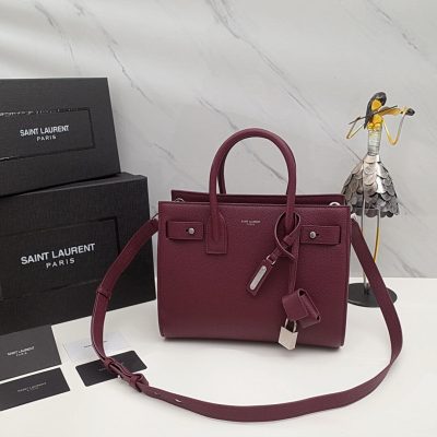 Replica Saint Laurent Sac De Jour Baby Grained Leather Handbag