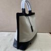 Best Replicas Bags - Saint Laurent Leather & Canvas Replica Shopping Tag Shop For Best Louis Vuitton LV Replica Bags With Cheap Price