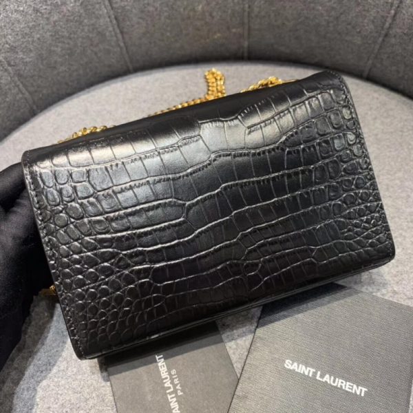 Saint Laurent Crocodile Leather Kate Tassel Chain Bag Replica - Image 2