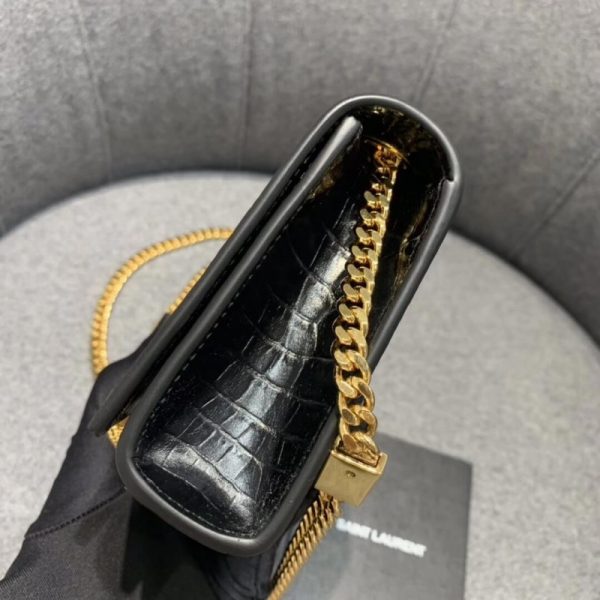 Saint Laurent Crocodile Leather Kate Tassel Chain Bag Replica - Image 3