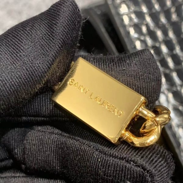 Saint Laurent Crocodile Leather Kate Tassel Chain Bag Replica - Image 8